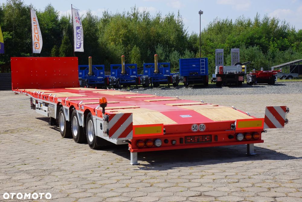 Inny TELEMEGA - naczepa platforma rozciągana - koła 17,5 12T! - kontenery - maszyny ADR EX III - 16