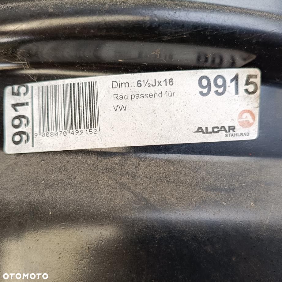 Felga 5x112 16 6,5J ET50 VW Audi Seat Skoda 124R000234 (F9447) - 6