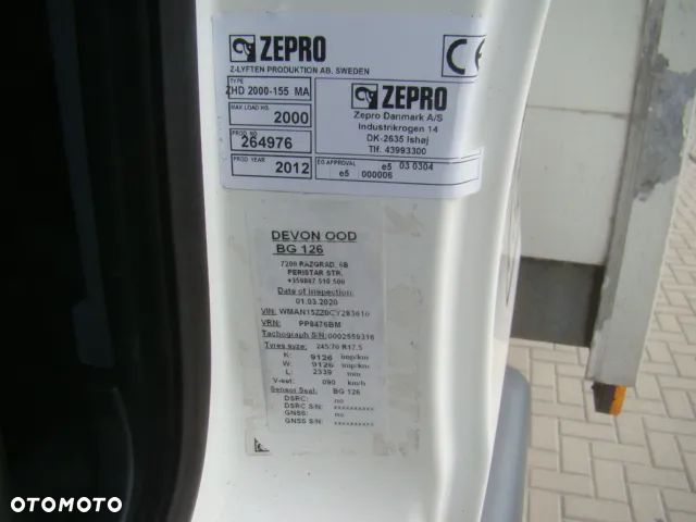 MAN TGL 12-220 8.10M KLIMA WINDA 2000KG - 18