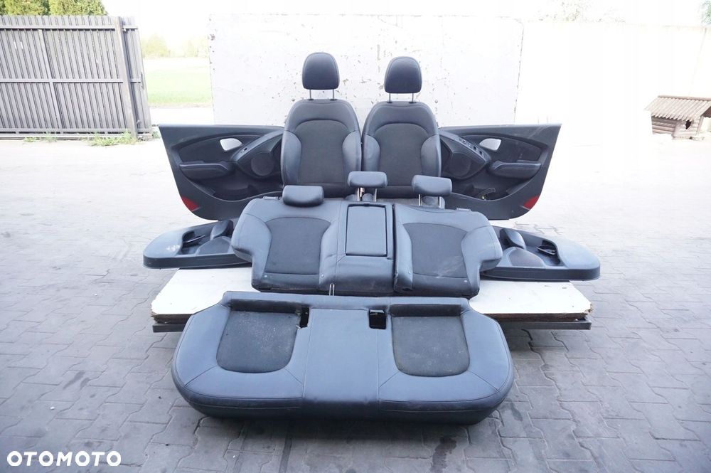 FOTELE SIEDZENIA GRZANE PRZÓD  TYŁ PÓŁ SKÓRA HYUNDAI IX35 I - 1