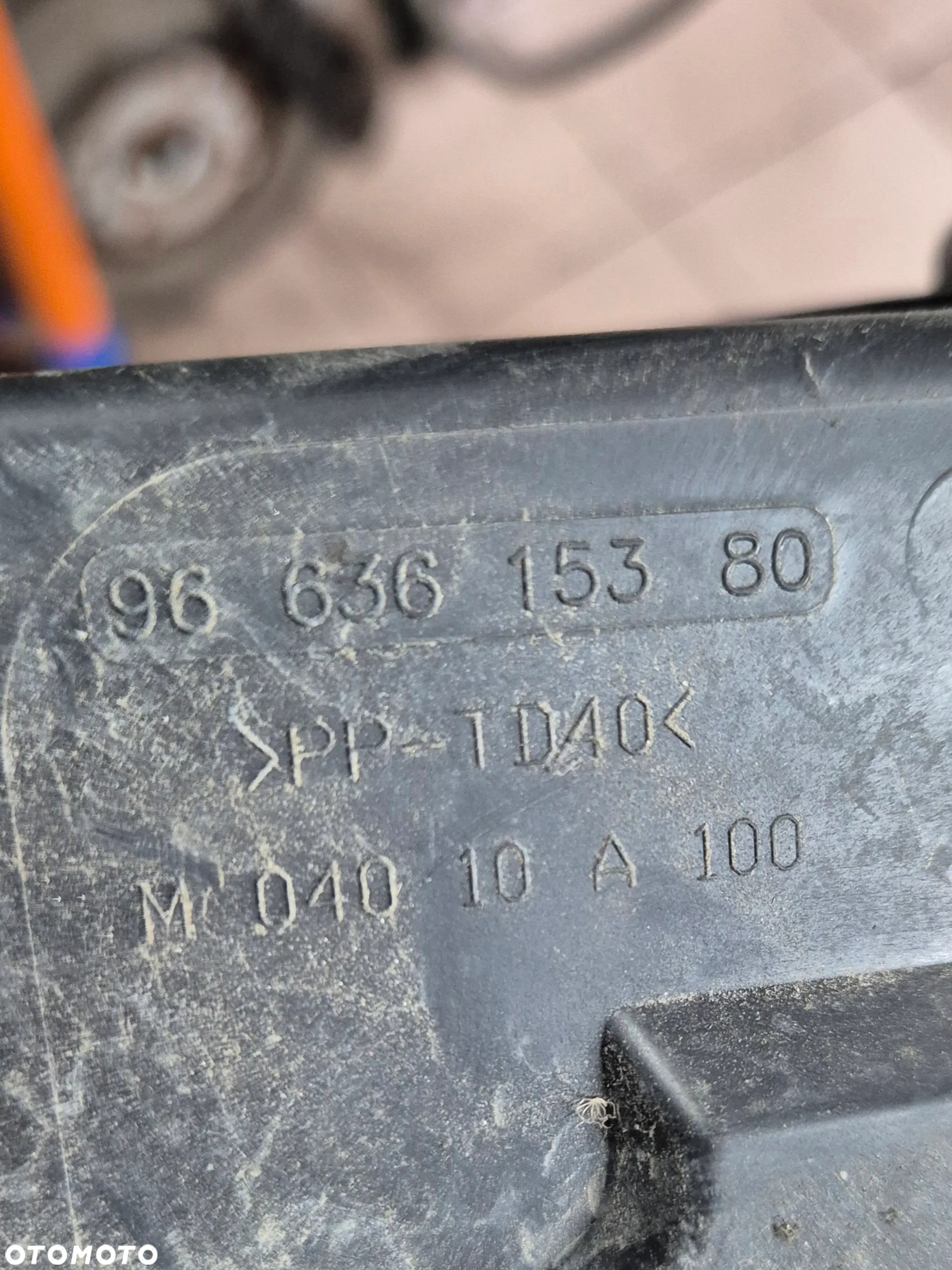 OSŁONA OBUDOWA AKUMULATORA PARTNER BERLINGO II 1.6 HDI  08r.+ - 3