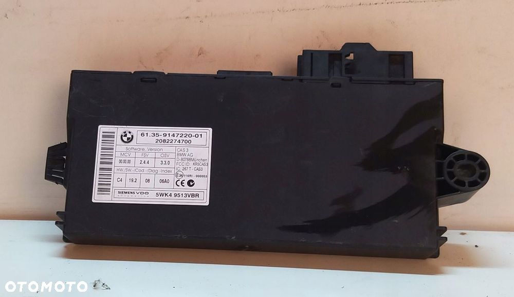 BMW E91 E90 MODUŁ STEROWNIK 9147220-01 5WK49513VBR - 1