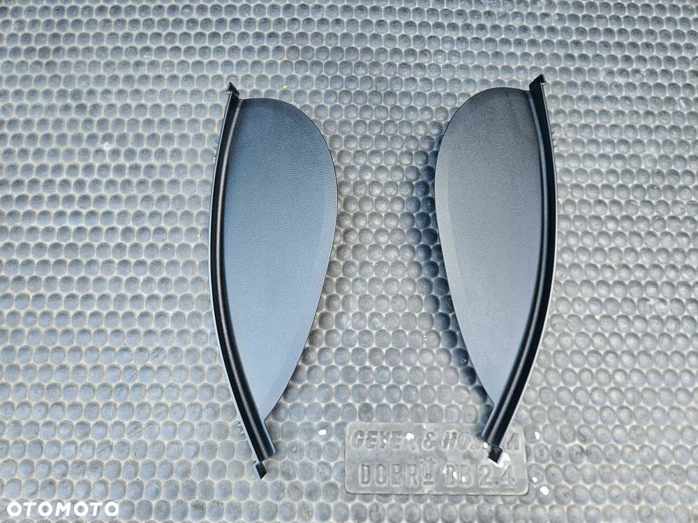 Osłona Słupka Progu Plastik Zaślepka Tapicerka Wnętrza Czarne BMW 3 E90 E91 LCI Lift - 11