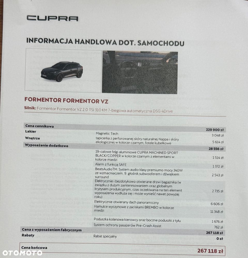 Cupra Formentor 2.0 TSI 4Drive VZ DSG - 16