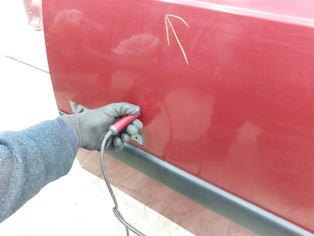 Drzwi przednie lewe przód Suzuki Vitara I 1988-1995 PRZED LIFT CZERWONY - 5