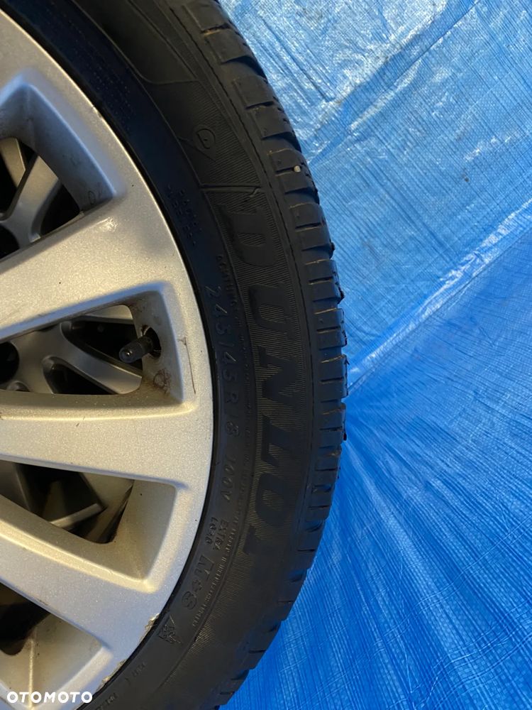 KOŁA KOŁO FELGA ALUMINIOWE ALUSY 18" 5X120; 67,1mm KOMPLET OPONY ZIMOWE DUNLOP 3,2mm OPEL INSIGNIA A  BMW - 10
