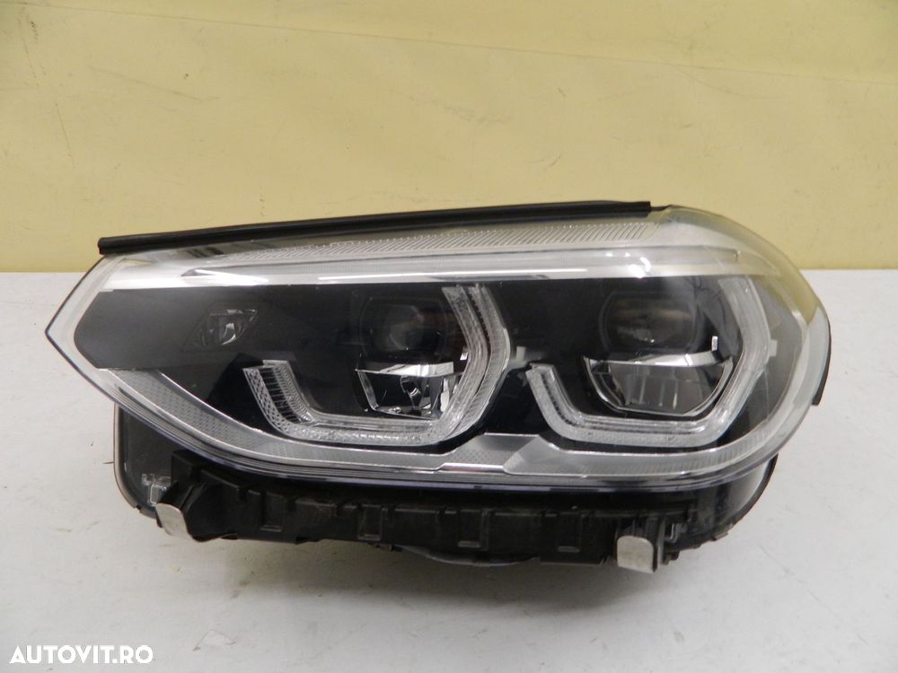Far stanga BMW X3 / X4 G01 G02 Full LED Adaptive, 2021, 2022, 2023, cod origine 8739653-02. - 3