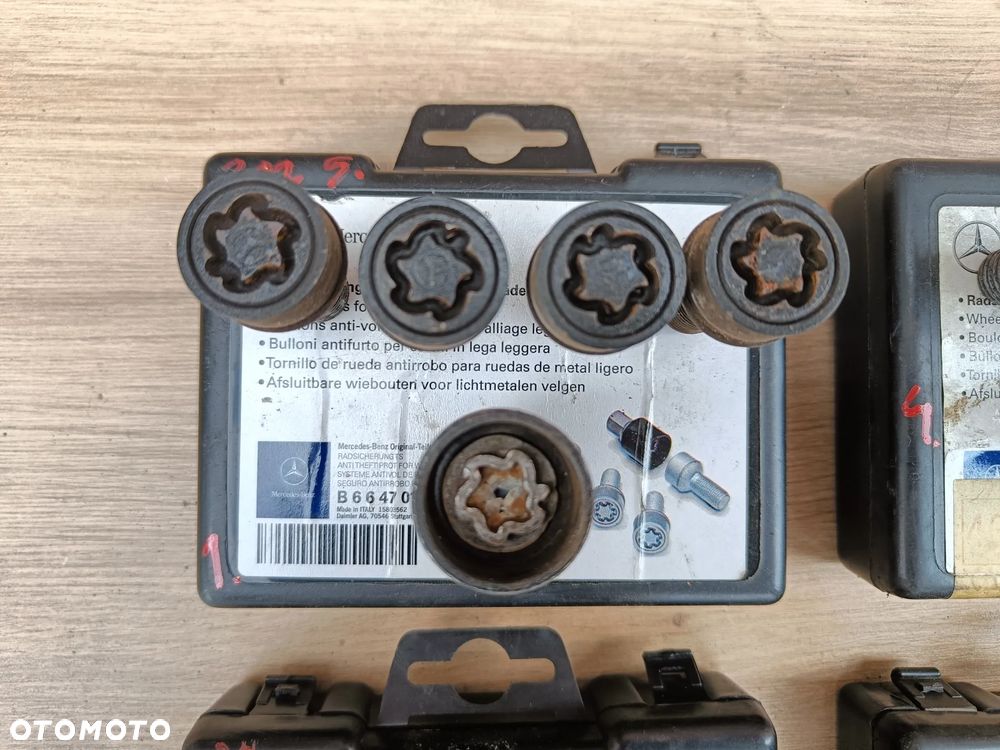 MERCEDES W164 W203 W204 W207 W209 W211 W212 ŚRUBY ZABEZPIECZAJĄCE ZŁODZIEJKI - 2