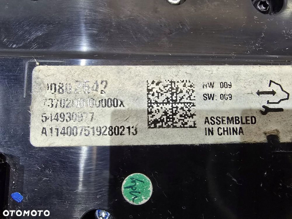 panel sterowania klimatyzacji opel insignia a 13r lift 90802642 - 4