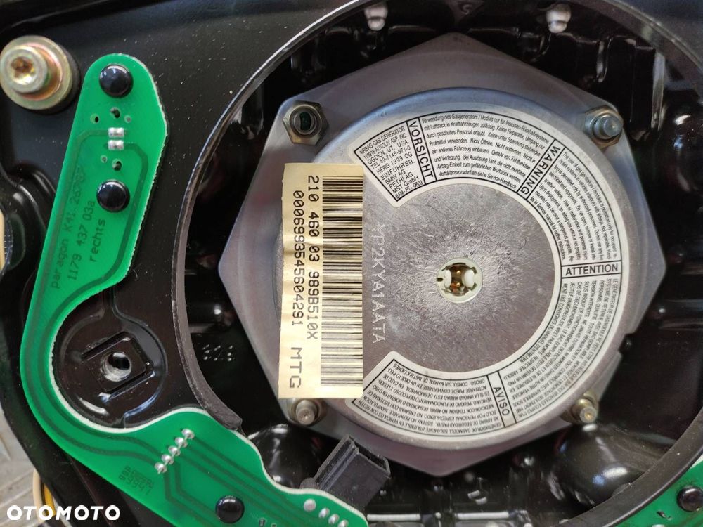 KIEROWNICA + PODUSZKA MERCEDES-BENZ W210 E320 2104600398 - 9