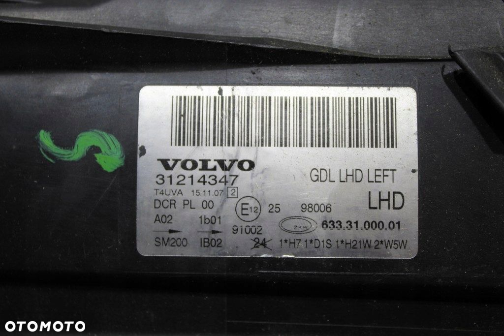 Volvo V70 XC70 S80 Lift Lampa Przód Przednia Lewa Xenon Na Części - 6