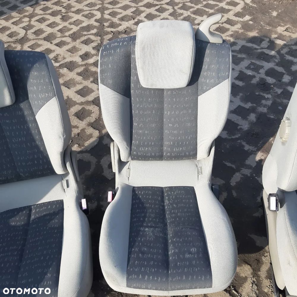 Fotele Przód Tył Scenic II 2 Jasne EU - 9