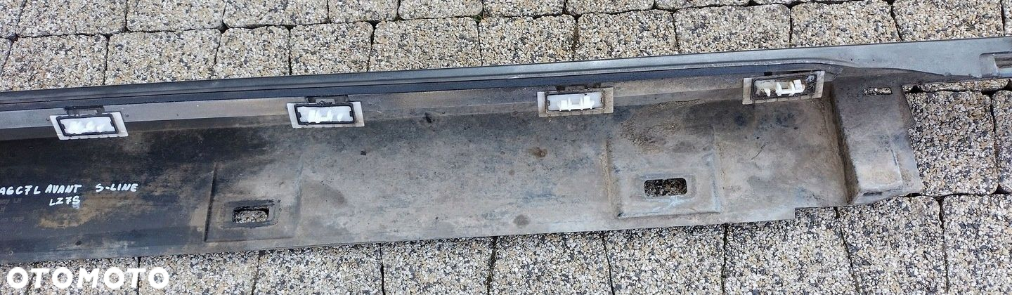 AUDI A6 S6 C7 4G LIFT 15-18 AVANT KOMBI S-LINE LEWA LISTWA PROGOWA LZ7S - 10