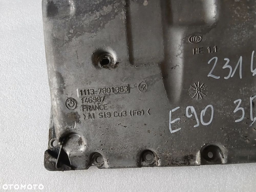 Miska olejowa BMW E90 E91 E92 E93 M57 1113-7801363 - 2