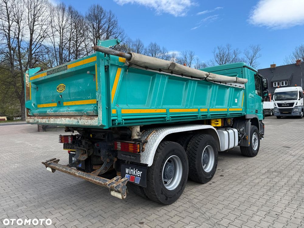 Mercedes-Benz 2644 ACTROS MP3 wywrotka 6x4, płyta pług, BORDMATIC - 4