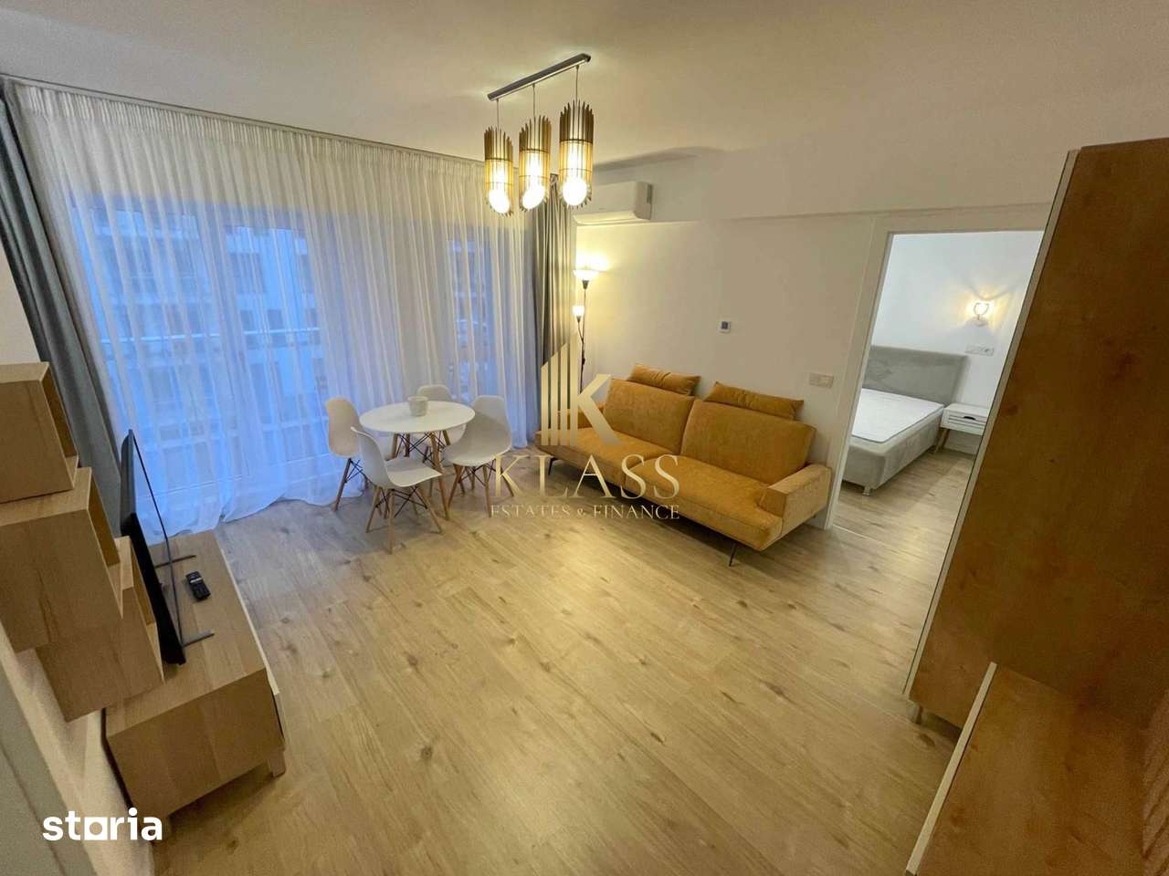 2 camere, Belvedere-Pipera, incalzire in pardoseala, balcon spatios — fotografia 1