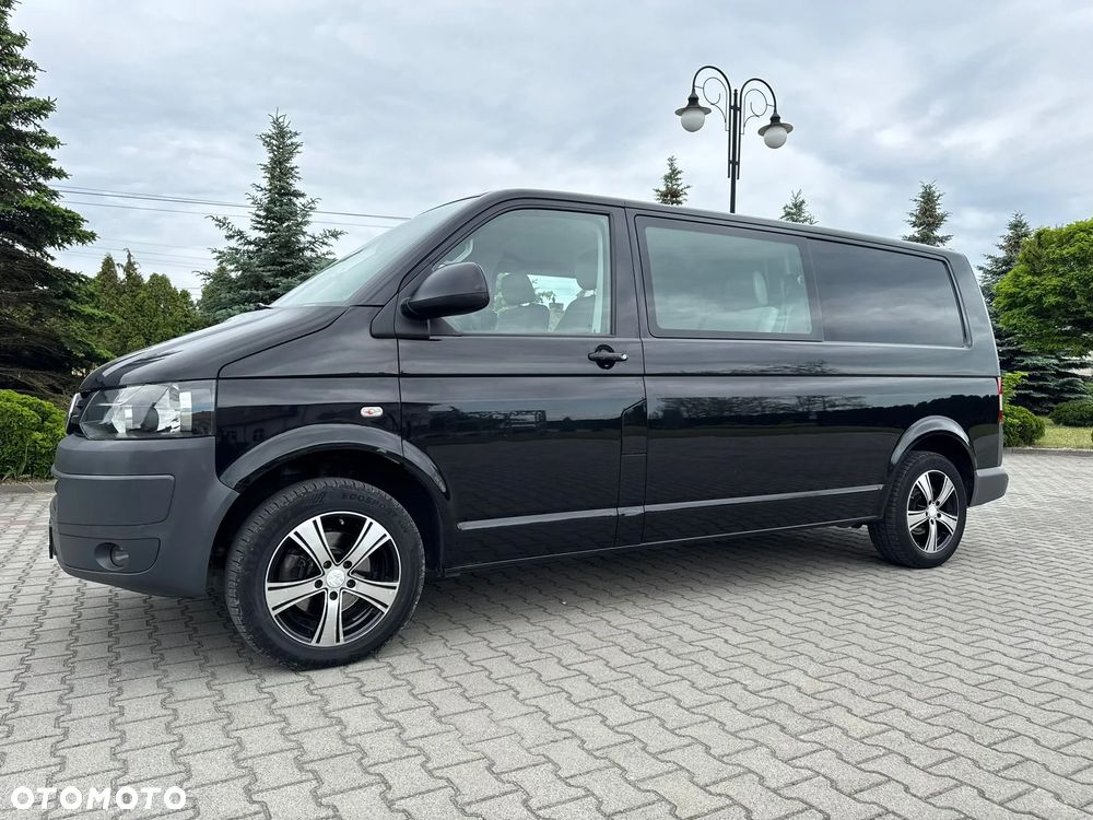 Volkswagen TRANSPORTER T5 LIFT L2H1 Long Klima Elektryka Navi Dubel Kabina Brygadówka - 8