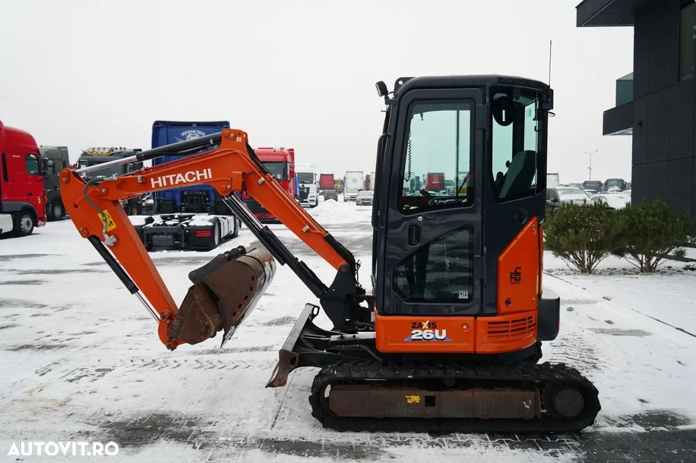 Hitachi ZX26U-6 CR / MINI EXCAVATOR / 2022 / 1800 ORE / SET CUPĂ - 9