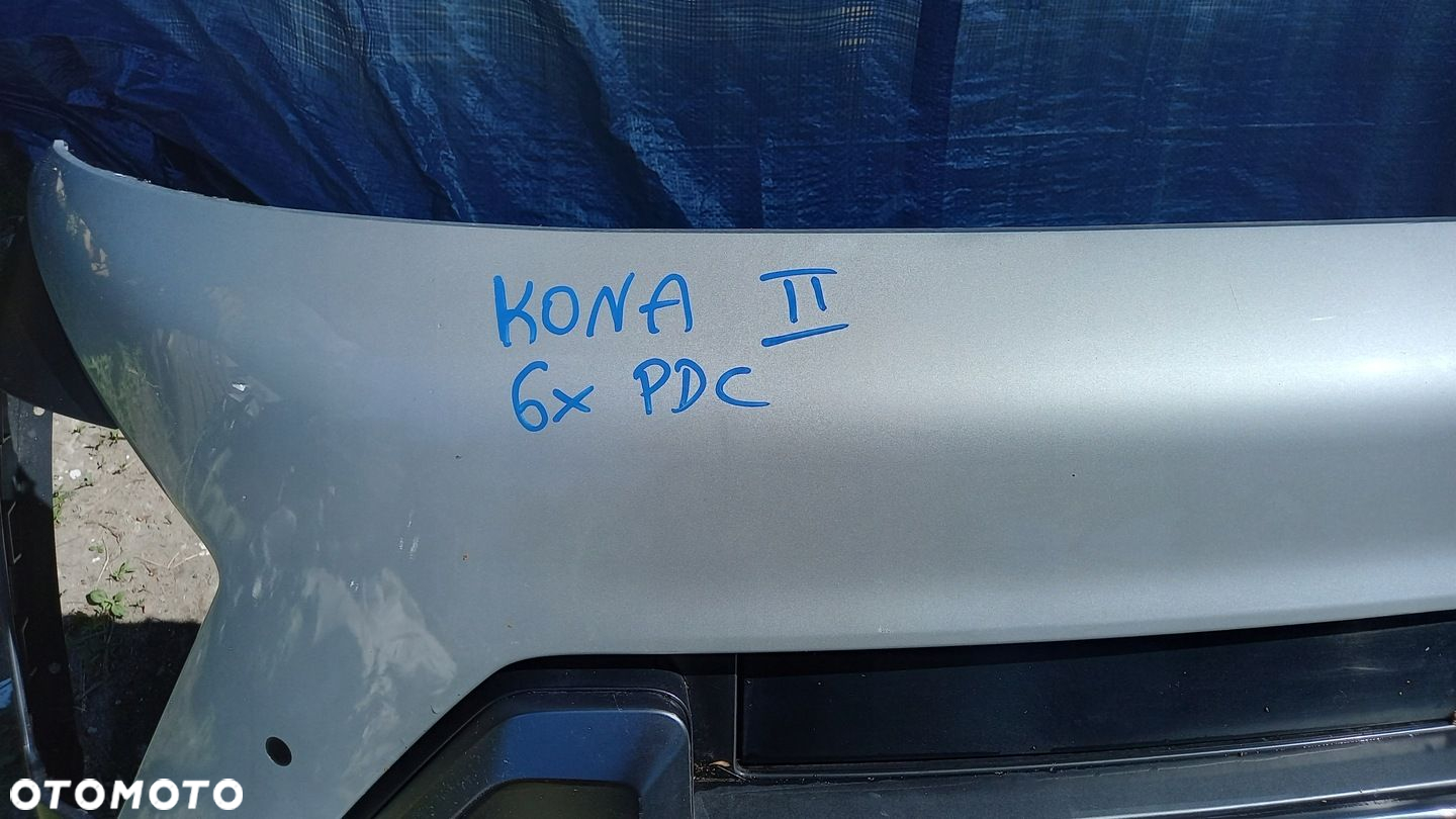 ZDERZAK PRZÓD PRZEDNI HYUNDAI KONA II 2 6XPDC KAMERA ŻALUZJE WIĄZKA - 2