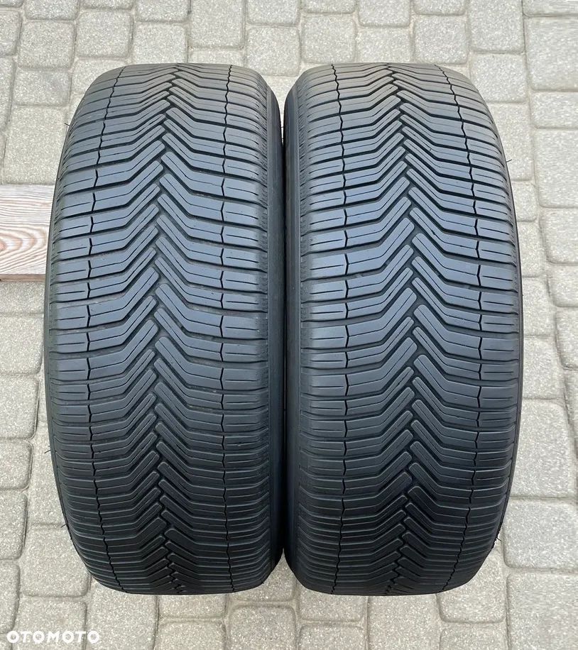 DWIE CAŁOROCZNE OPONY MICHELIN CROSSCLIMATE SUV 235/55 R19 105W  7 MM BIEŻNIKA 2022 ROK WIELOSEZON - 1