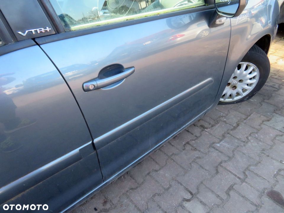 DRZWI PRZEDNIE PRAWE C4 PICASSO I EZWD  SZARY CITROEN 2006-2010 - 2
