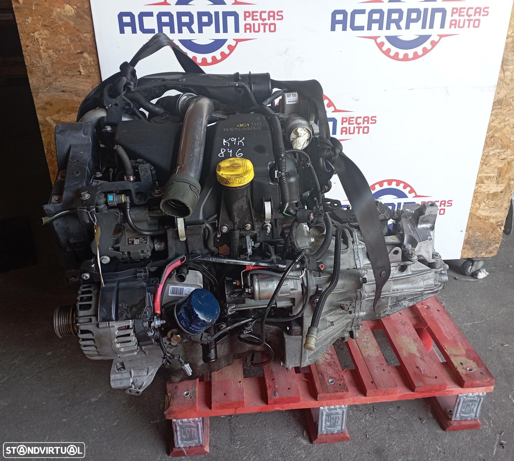 Motor Renault Megane III/Scenic III/Laguna/Dacia Lodgy 1.5 Dci Ref: K9K846 - 2