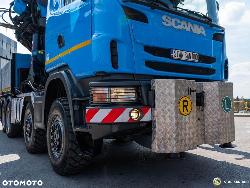Scania G440 8x8 PALFINGER PK 100002 HDS Żuraw Fly Jib Wciągarka - 17