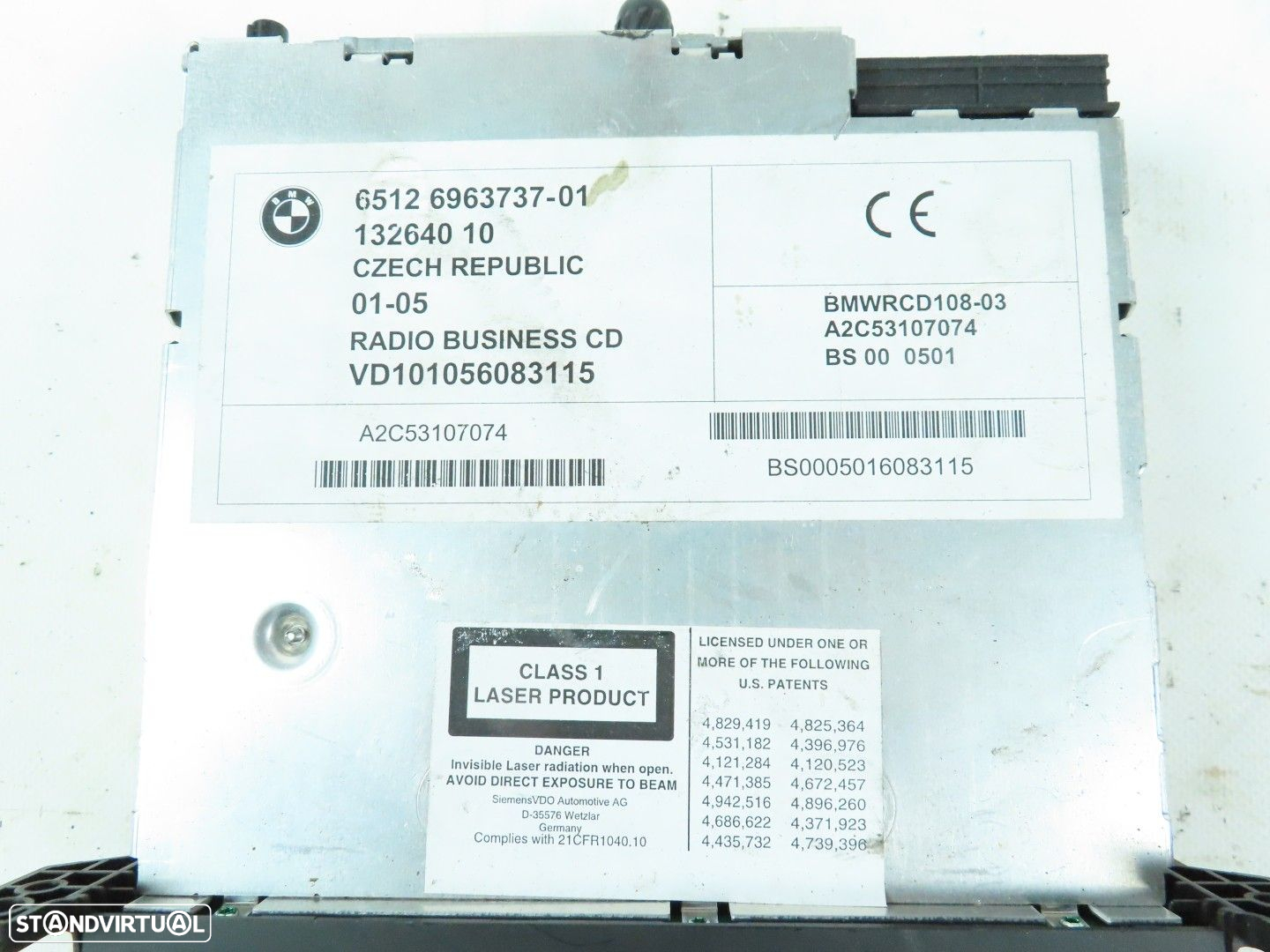 Radio Boost CD Seminovo/ Original MINI MINI (R50, R53)/MINI MINI Convertible (R5... - 5