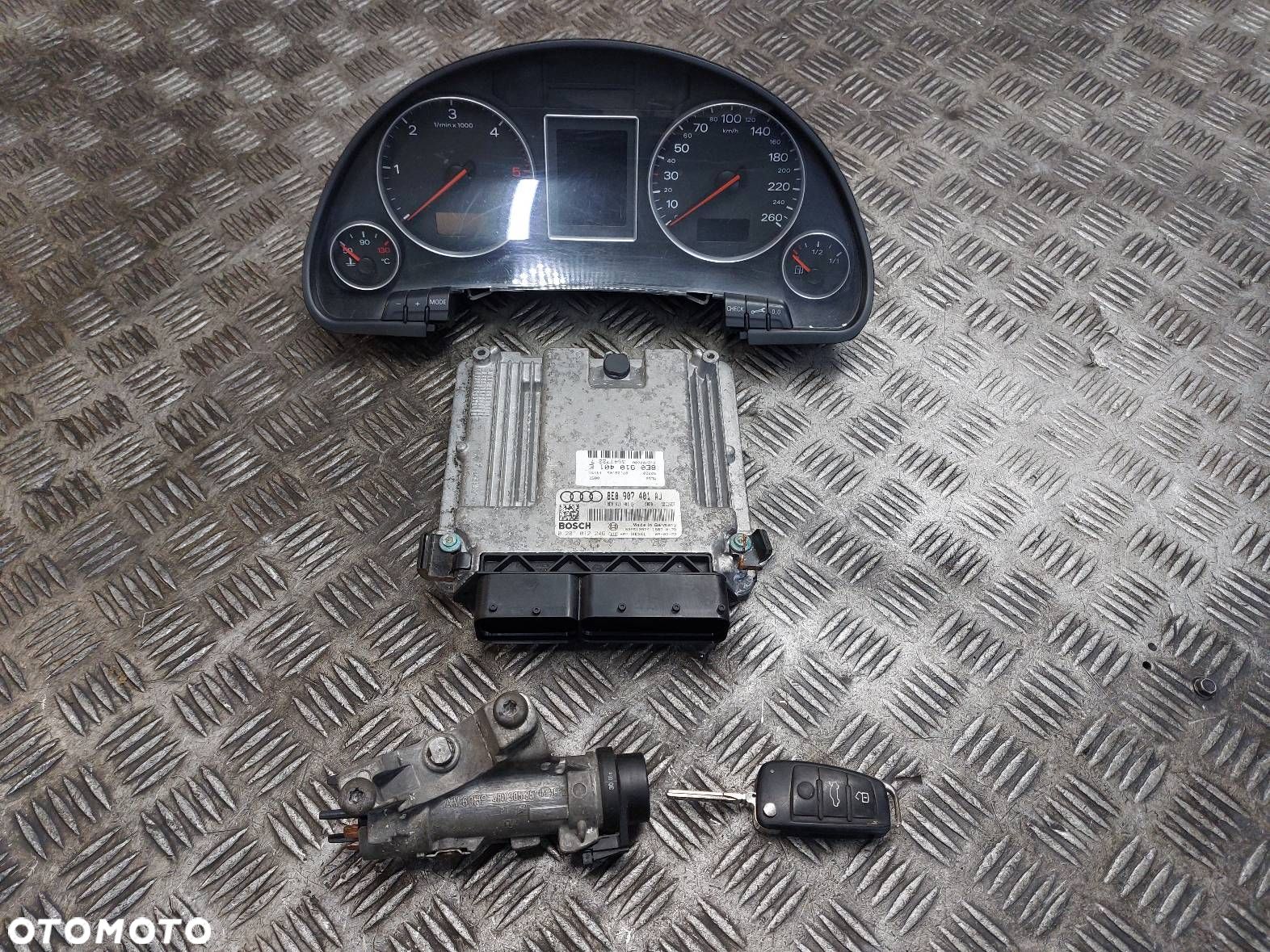 ZESTAW STARTOWY AUDI A4 B7 3.0 TDI AUTOMAT 8E0907401AJ 8E0910401E - 1