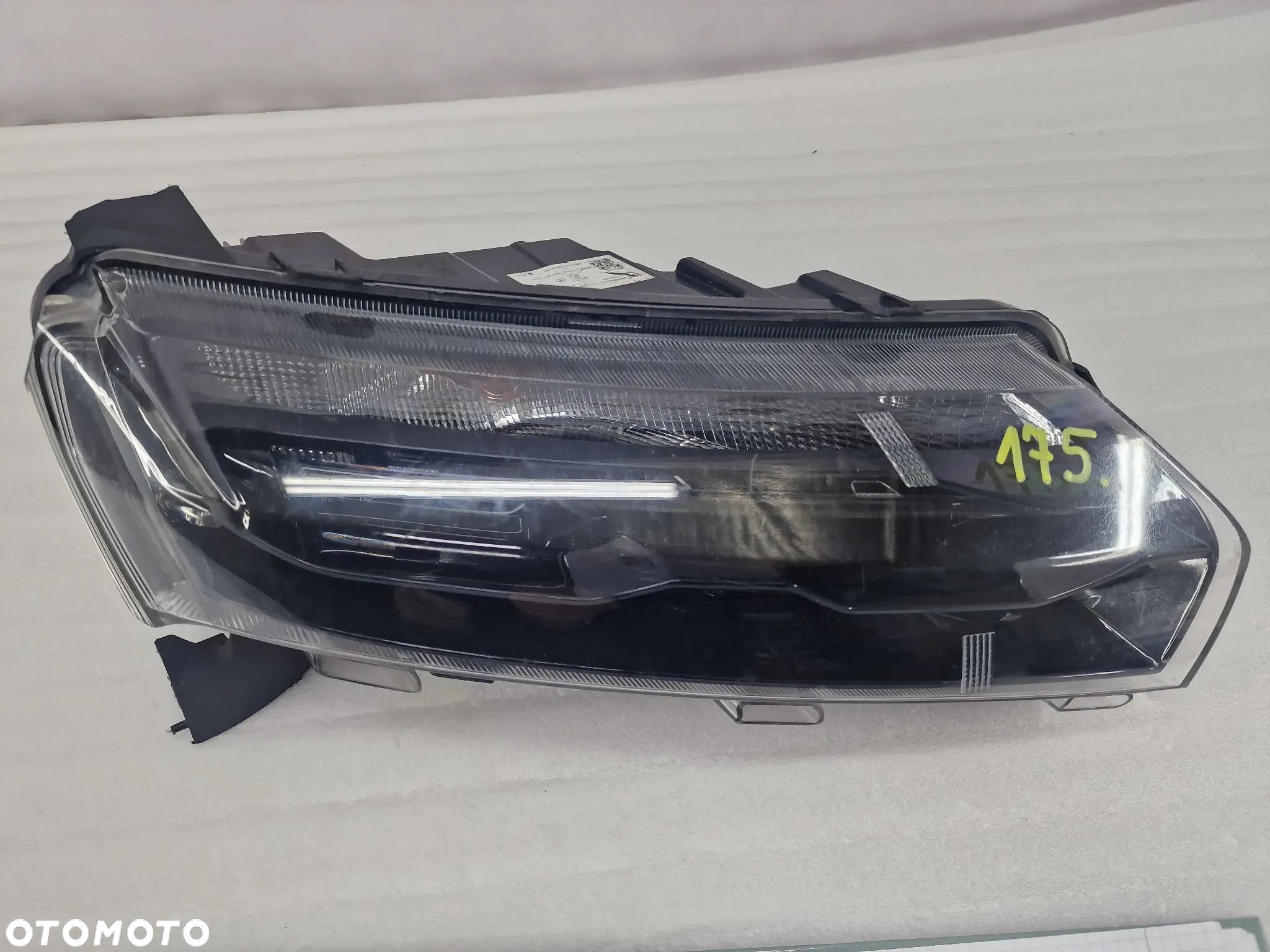 DACIA SPRING 20- PRAWA LAMPA PRZEDNIA PRZÓD FULL LED / LED / DRL , NR 266008993R , NR AUKCJI H175 - 1