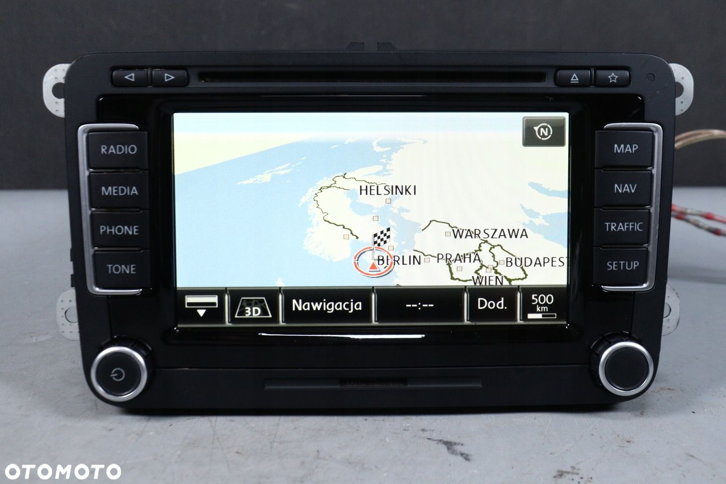 Radio Nawigacja RNS510 LED SSD DAB VW Passat Golf Touran Tiguan  KOD - 4