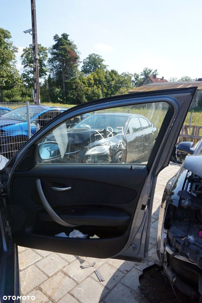 DRZWI PRZEDNIE PRAWE 1 E87 LIFT 5D HB A18  QUARZBLAU BMW 2007-2011 - 8