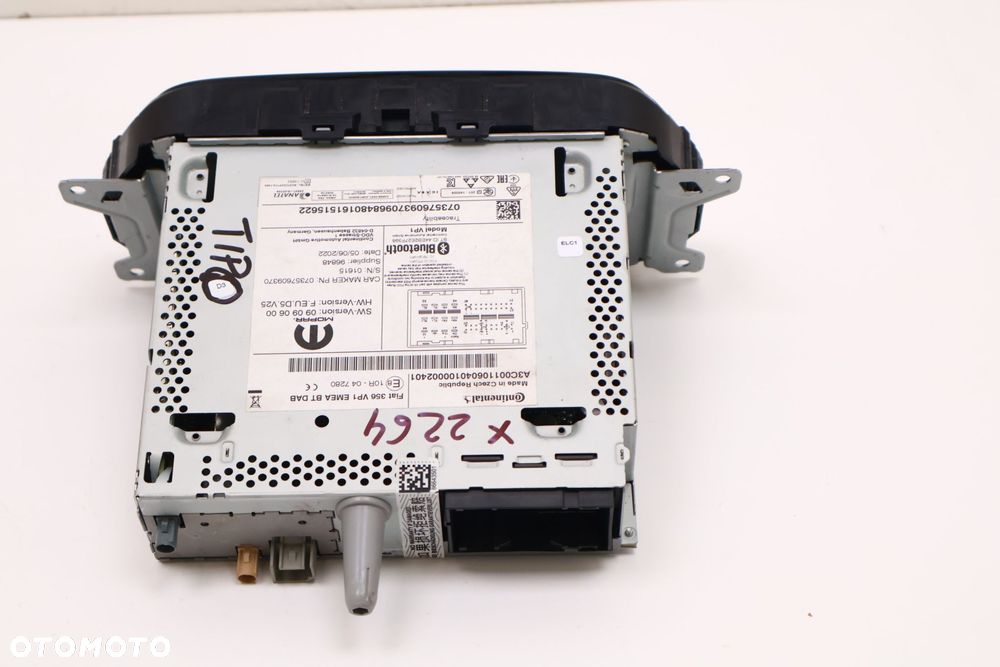 FIAT TIPO II RADIO 7357609370 - 5