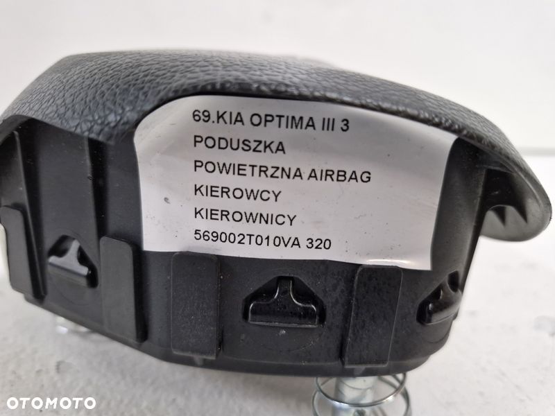 KIA OPTIMA III 3 PODUSZKA POWIETRZNA AIRBAG KIEROWCY KIEROWNICY 569002T010VA - 5