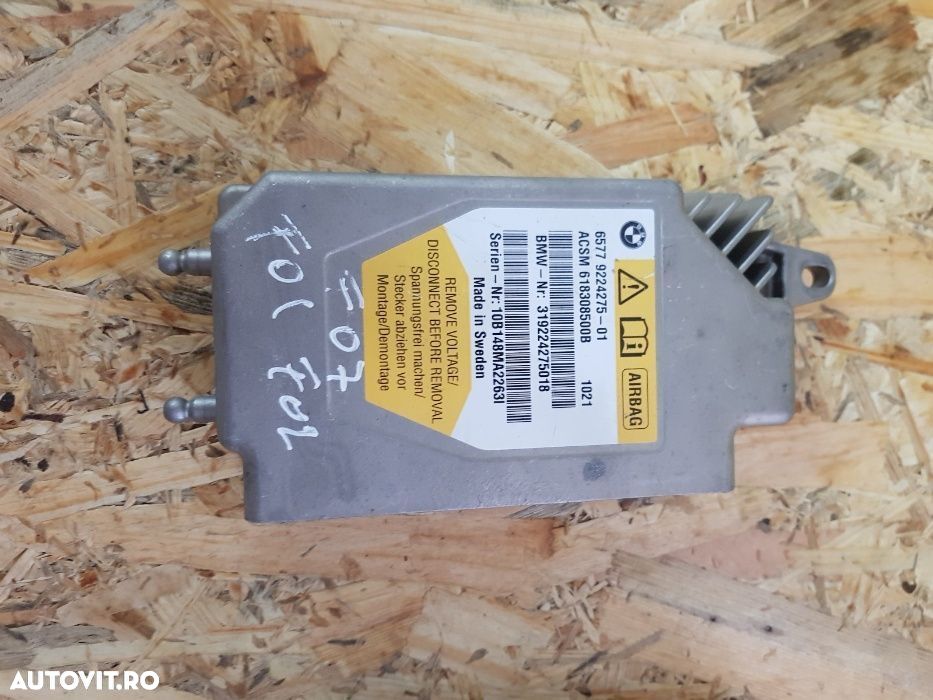 Modul Calculator Airbag Bmw F07 GT F01 F02 Cod - 1