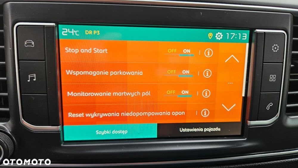 Citroën Jumpy 2,0 HDI L3 Najdłuższy Automat Led Kamera Webasto Blis Keyless Klimatronik Parktronik Super Stan - 22