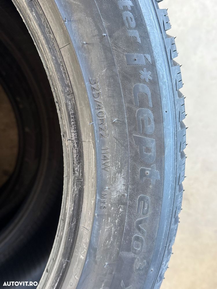 Vând set anvelope 285/45/22-325/40/22 hankook de iarnă noi - 5