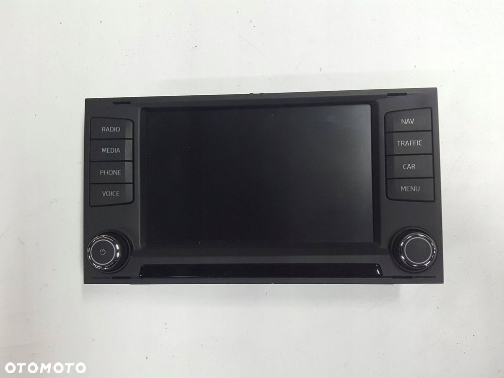 SEAT IBIZA 4 IV LIFT 12-17r EKRAN WYŚWIETLACZ RADIA NAWIGACJI 5F0919604A - 1