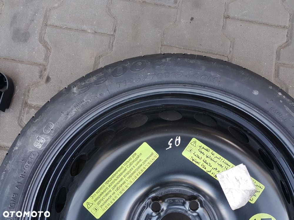 AUDI A5 8T 07-15r KOŁO DOJAZDOWE 19 5X112 LEWAREK - 5