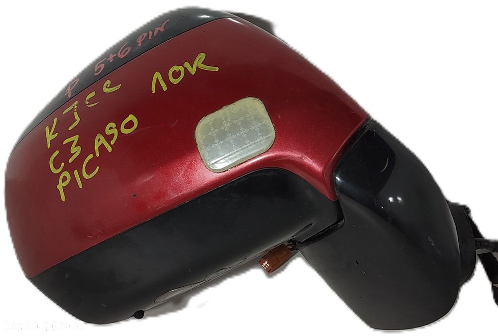 lusterko prawe przednie  CITROEN C3 PICASSO 08-12 11 PIN KJCC - 1