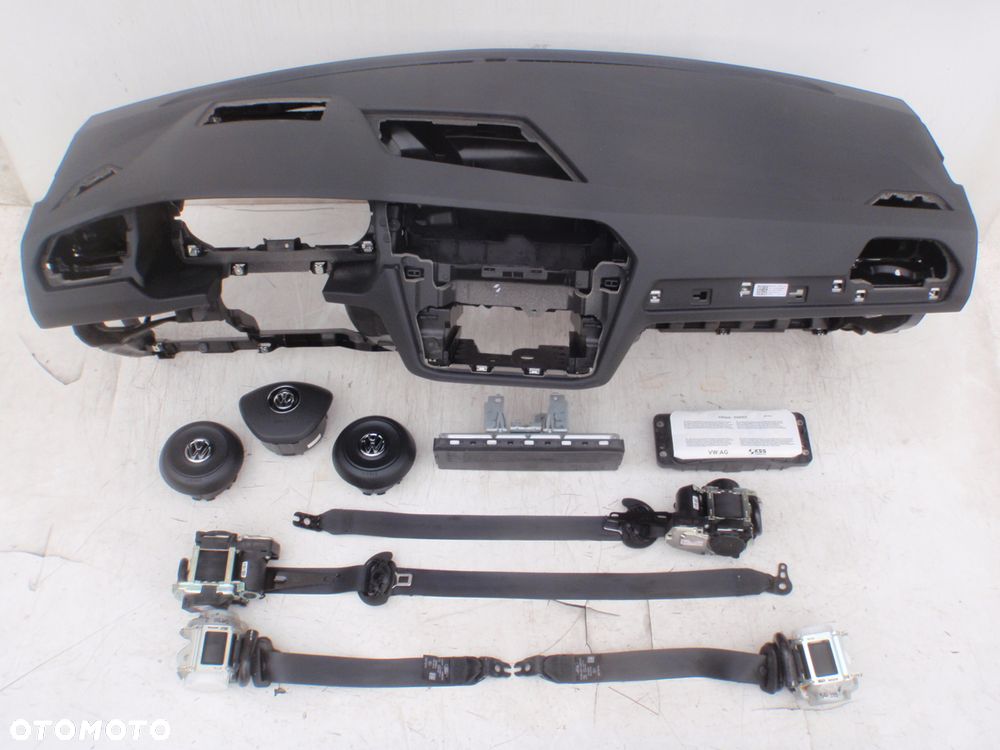 VW TIGUAN 5NA DESKA Head Up  KONSOLA KOKPIT PULPIT PÓŁKA PARAPET AIRBAG SRS AIR ABG na wymianę od ręki na MAGAZYNIE Okazja !!! - 8