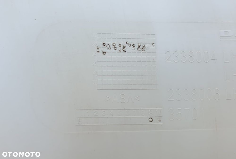 OWIEWKA NAROŻNIK PULIK DAF XF / XG LEWA PRAWA NOWY MODEL 2338004  2338008 - 4