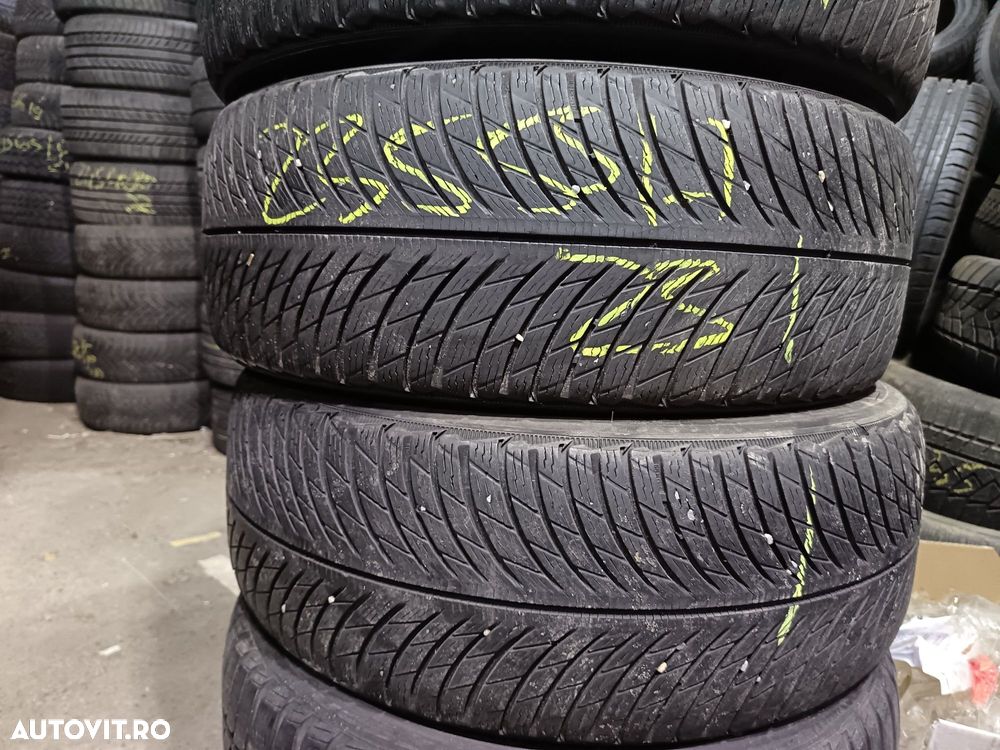 Anvelope MS iarna 235 55 17 Michelin 2022 și 2023 5.5mm - 3