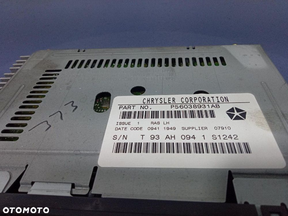 DODGE CARAVAN IV 00-07 RADIO FABRYCZNE P56038931AB - 4