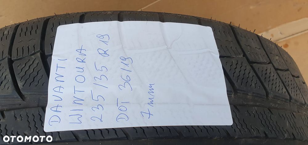 1X Opona Davanti Wintoura 235/35 R19 3619 7mm - 9