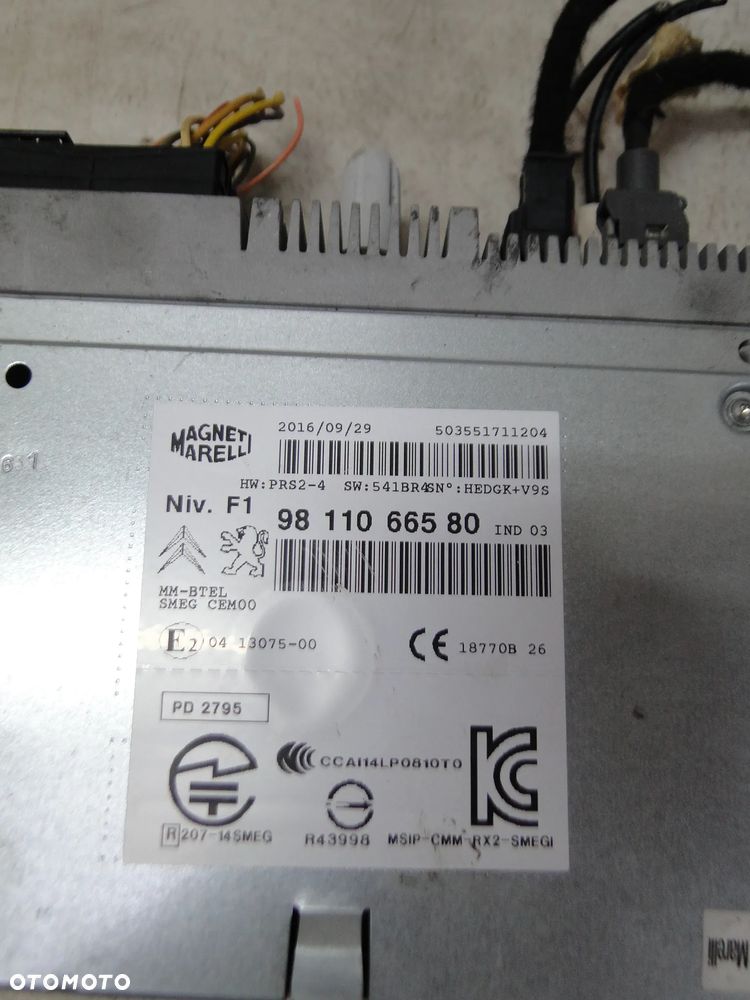 PEUGEOT 2008 I RADIO RADIOODTWARZACZ WYŚWIETLACZ MONITOR EKRAN RADIA EUROPA - 5