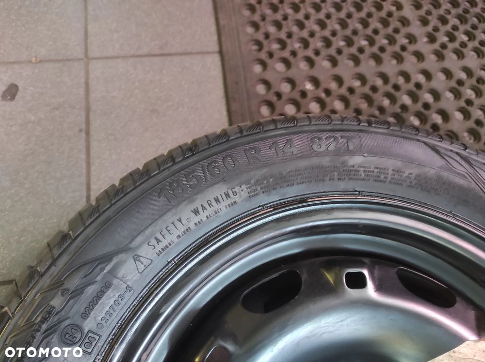 KOŁO ZAPASOWE DOJAZDOWE DOJAZDÓWKA R14 185 60 5X100 ET 37 6J 6Q7601027B VW GOLF 4 BORA AUDI A3 8L SKODA FABIA 1 2 3 ROOMSTER OCTAVIA 1 SEAT LEON 1 TOLEDO 2 IBIZA 3 4 WYSYŁKA !!! - 3