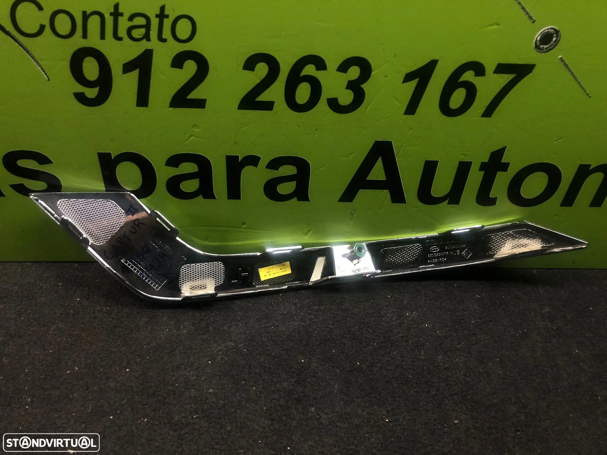 RENAULT CAPTUR II FRISO CROMADO PARA CHOQUES TRAS - Z434 - 3