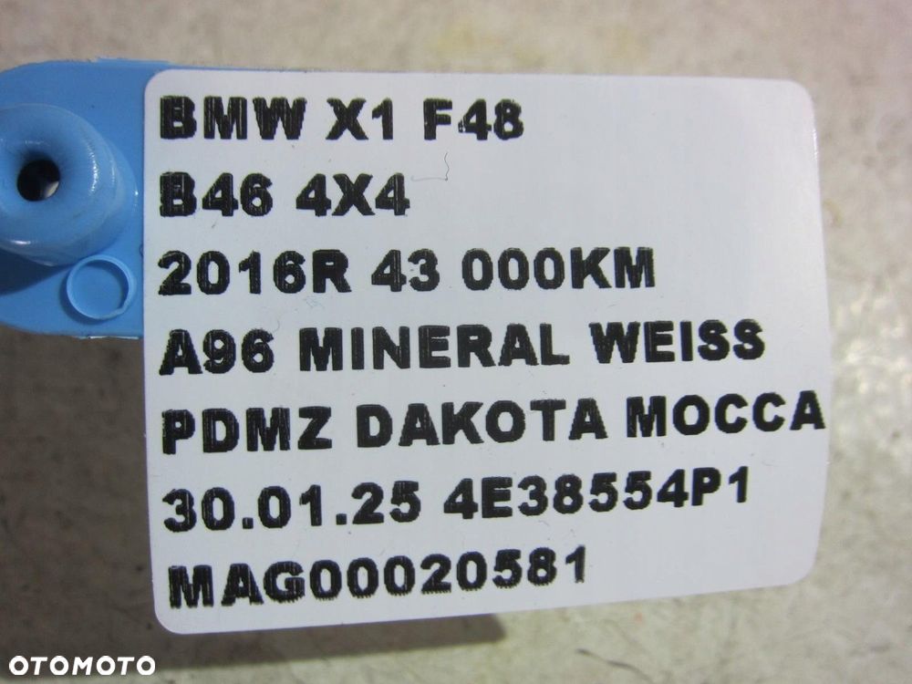 BMW X1 F48 F40 F46 PÓŁOŚ LEWA LEWY PRZÓD PRZEDNIA ORYGINAŁ 31605A2E055 - 8