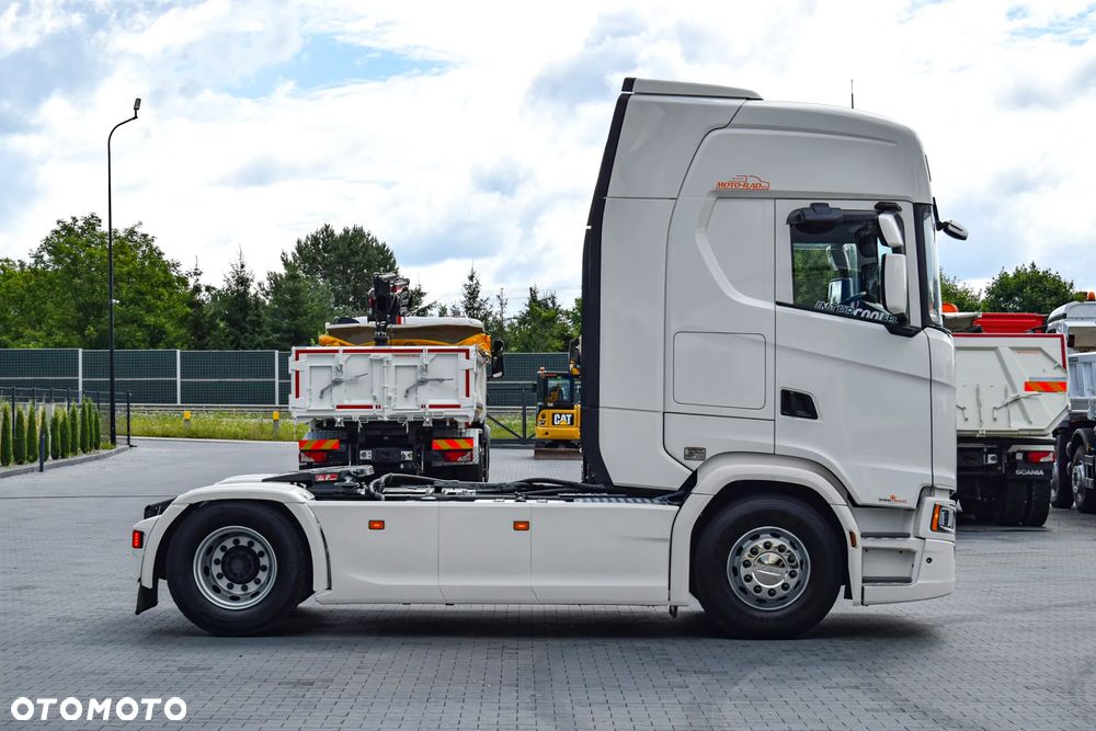 Scania 500S / FULL AIRMATIC / HYDRAULIKA / RETARDER / KLIMATYZACJA POSTOJOWA / ACC / KLIMA / 2 ZBIORNIKI PALIWA / FULL LEDY / FULL SPOILERY / SERWISOWANA / SPROWADZONA - 4